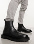 Walk London Jagger chelsea boots in black leather