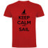 KRUSKIS Keep Calm And Sail short sleeve T-shirt