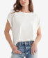 Women's Short Sleeve Sandwash Dolman Tee