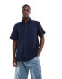 Brave Soul short sleeve shirt in navy