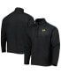 Men's Heathered Black Chicago Blackhawks Course Quarter-Zip Jacket