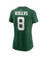 Women's Aaron Rodgers Green New York Jets Player Name and Number T-shirt