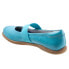 Softwalk High Point S1466-436 Womens Blue Extra Narrow Mary Jane Flats Shoes 7