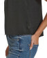 Petite Crewneck Extended-Shoulder Top