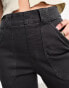 Spanx high waisted cargo pant in washed black