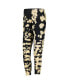 Big Boys Black Distressed Los Angeles Dodgers Lose Yourself Fleece Pants