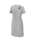 Women's Heather Gray Florida Gators Knotted T-shirt Dress