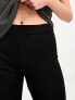 Vero Moda jersey flares with high waist in black