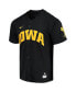 Men's Black Iowa Hawkeyes Replica Vapor Elite Full-Button Baseball Jersey