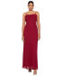 Women's Draped-Back Spaghetti-Strap Gown