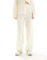 Vero Moda textured jersey trouser co-ord in cream