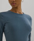 Petite Slim-Fit Crewneck Top