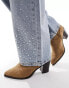 In The Style denim diamante detail wide leg jeans in light blue wash