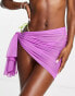 Candypants beach sarong in lilca