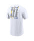 Men's White Los Angeles Rams 2021 NFC Champions Roster T-shirt