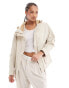 Levi's Melina Rain jacket in cream with hood