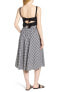 1901 Bow Back Gingham Dress Women's Sz. 10 (Black/White) 152198