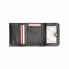 Giani Bernini Black Leather Trifold Wallet Black Gold