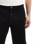 Brave Soul cotton twill worker carpenter shorts in black