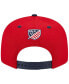 Men's Red Charlotte FC Americana 9FIFTY Snapback Hat