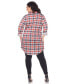 Plus Piper Stretchy Plaid Tunic