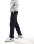 Jack & Jones relaxed fit pleat fron chino in navy