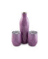 Insulated 25 Oz Wine Growler and 12 Oz Wine Tumbler Set, 3 Pieces