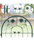 2 Pack Rustproof Metal Garden Trellis 71" x 20" Wire Lattice Panel for Patio