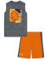 Toddler & Little Boys Basketball Tank Top & Shorts, 2 Piece Set