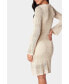 Women's Long Sleeve Crochet Resort Dress