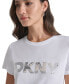 Women's Sequin Logo Crewneck T-Shirt