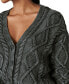 Women's Cable-Stitch Long-Sleeve Cardigan