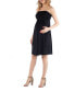 Bandeau Top Empire Waist Short Maternity Dress