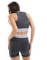 adidas Performance Hyperglam Training tank top in grey