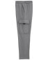 Kid Solid Fleece Pants - Gray 12