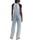 Women's Vintage-Style Cotton Denim Overalls