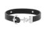 Black leather bracelet with anchor PH-MSC-SB