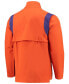 Men's Orange Clemson Tigers Coach Half-Zip Jacket