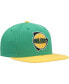 Men's Green LA Galaxy Throwback Logo Snapback Hat