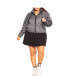 Plus Size Streetwise Puffer Jacket