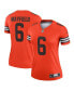 Women's Baker Mayfield Orange Cleveland Browns Inverted Legend Jersey