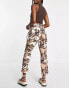 Stradivarius retro wave printed trousers