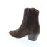 Diba True Moon Water 28313 Womens Brown Suede Slip On Ankle & Booties Boots