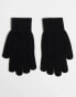 Vero Moda touchscreen gloves in black