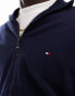 Tommy Hilfiger Zip-Thru Jumper in Dark Blue