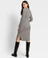 Women's Geo Jacquard Knit Dress