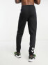 Hummel logo cotton joggers in black