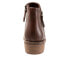 Softwalk Roselle S2256-200 Womens Brown Narrow Leather Ankle & Booties Boots