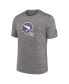 Men's Heather Charcoal Minnesota Vikings Classic Sideline Performance T-shirt