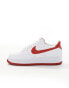 Nike Air Force 1 '07 trainers in white and red